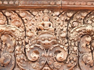 Pediment at Banteay Srei