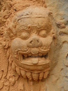 Carving at Bakong