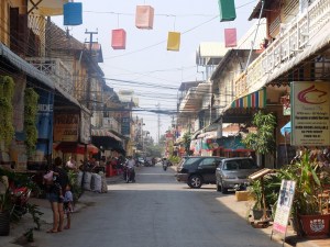 Street view in Battambang.