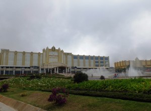 Modern 'development' with the new casino complex at Boker Hill Station.