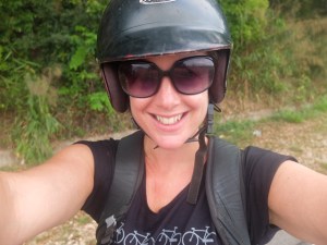 Back of the bike selfie....sensible?!